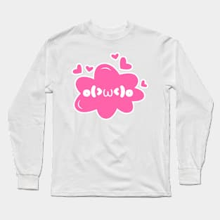 Anime Emoji - UwU Kawaii Kaomoji Long Sleeve T-Shirt